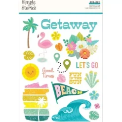 Rub-ons Just Beachy Simple Stories