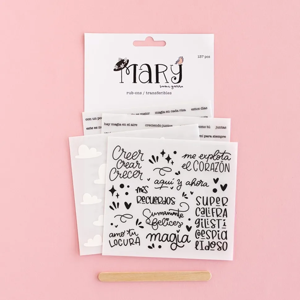 Rub-ons Mary Sami Garra