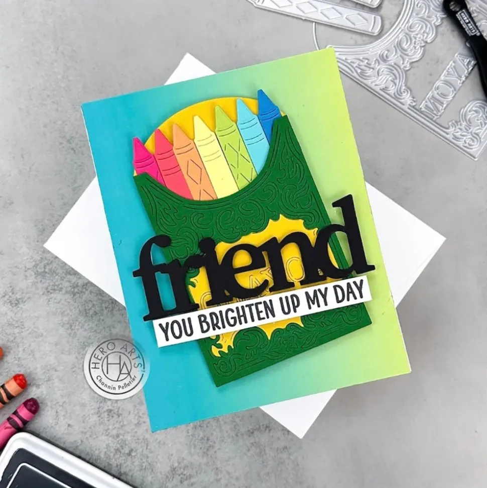 Rub-ons Sky Ombrés Hero Transfers Hero Arts 6"x8"