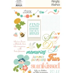 Rub-ons Summer Snapshots Simple Stories