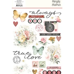 Rub-ons SV Love Story Simple Stories