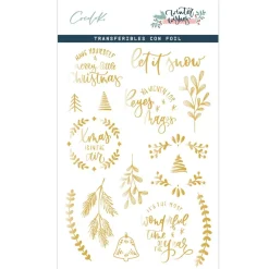 Rub-Ons Transferibles con Foil Winter Wishes Cocoloko