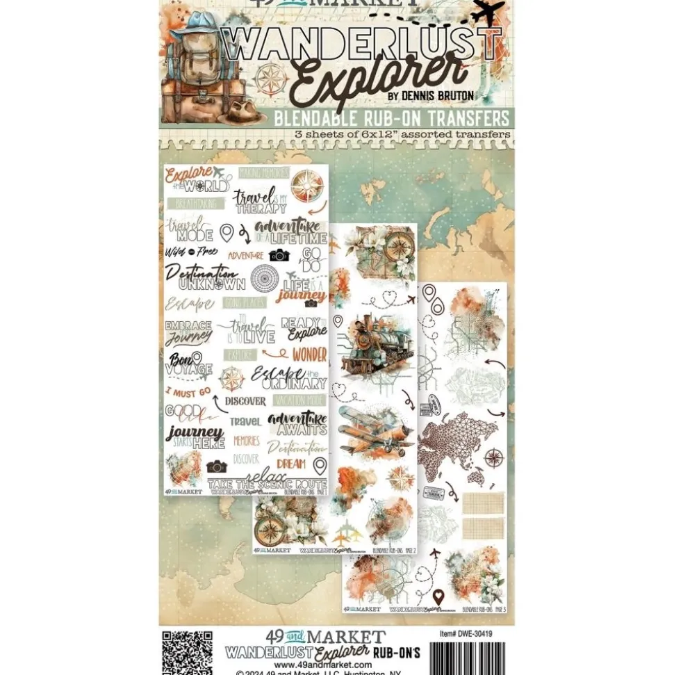 Rub-ons Wanderlust Explorer 49 and Market