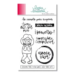 Sello acrílico Ansia Viva Lora Bailora