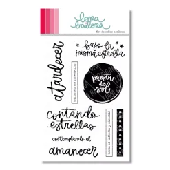 Sello acrílico Estrellas Lora Bailora