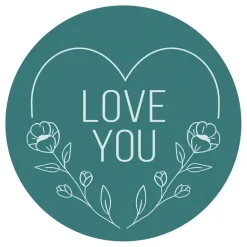 Sello de lacre Love You Heart Spellbinders