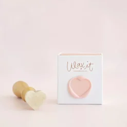 Sello de Lacre Sin Grabado Corazón Wax It Lora Bailora