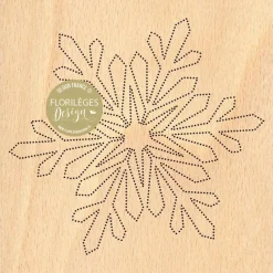 Sello de Madera Copito de Nieve Enchantement Florilèges Design
