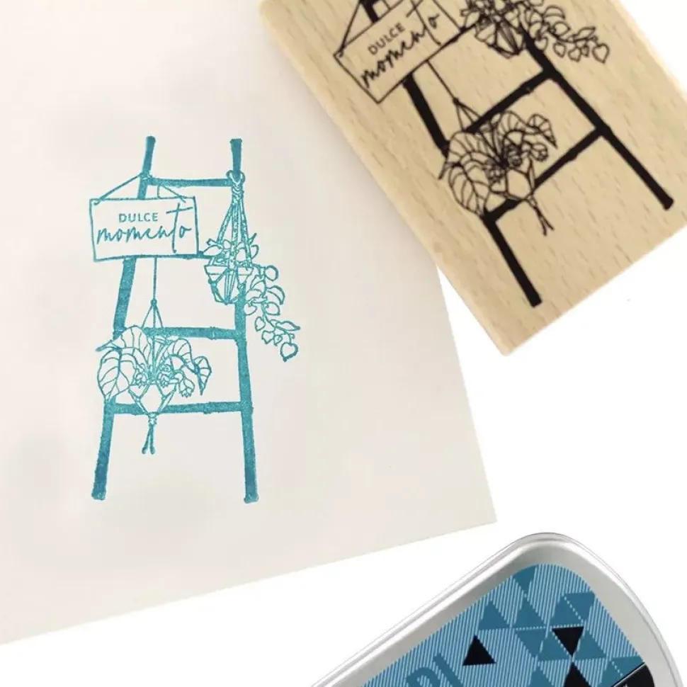 Sello de madera Escalera decorativa Florilèges Design