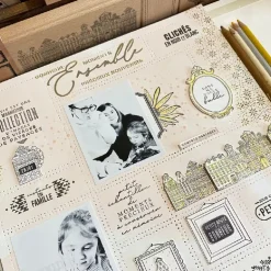 Sello de Madera Estocolmo Enchantement Florilèges Design