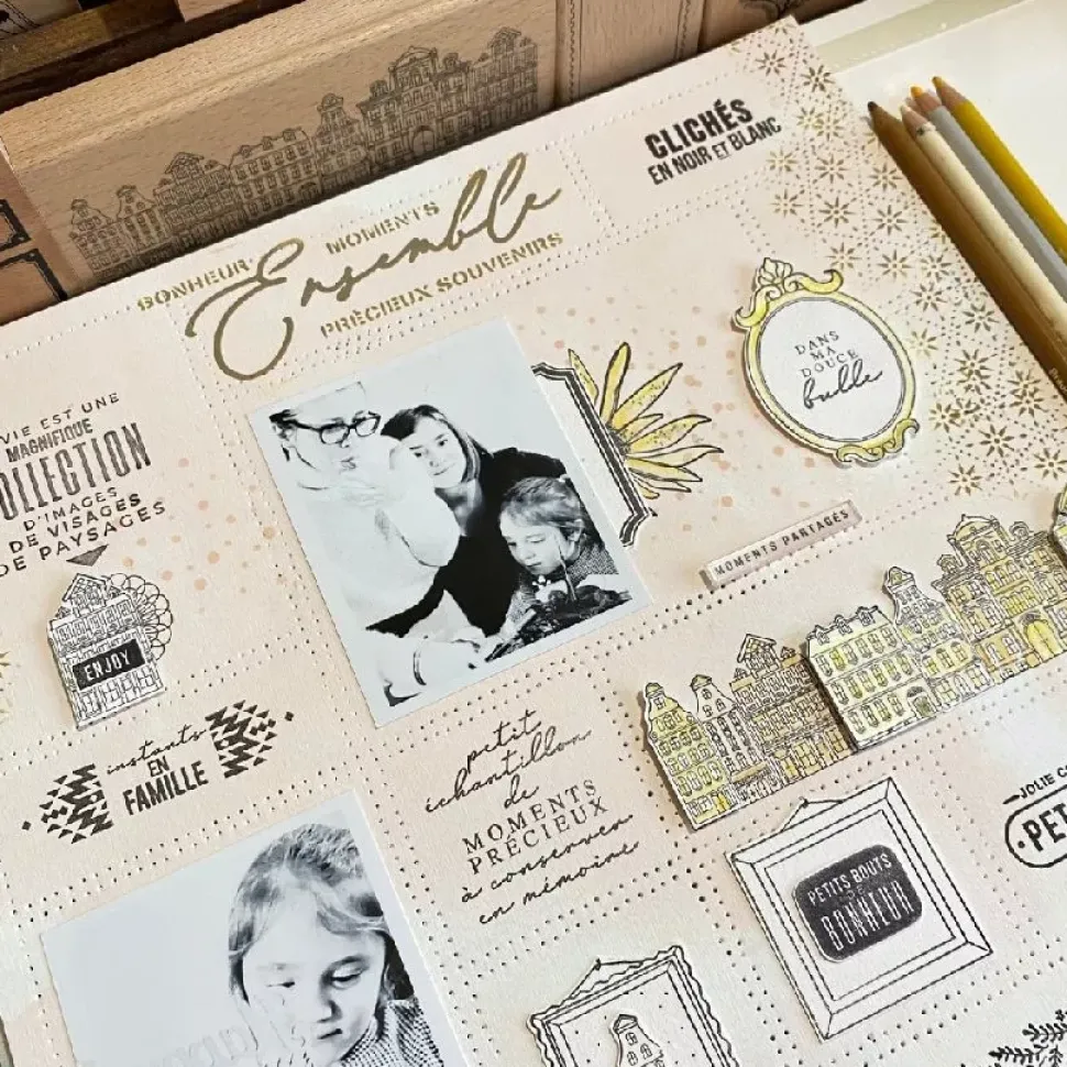 Sello de Madera Estocolmo Enchantement Florilèges Design