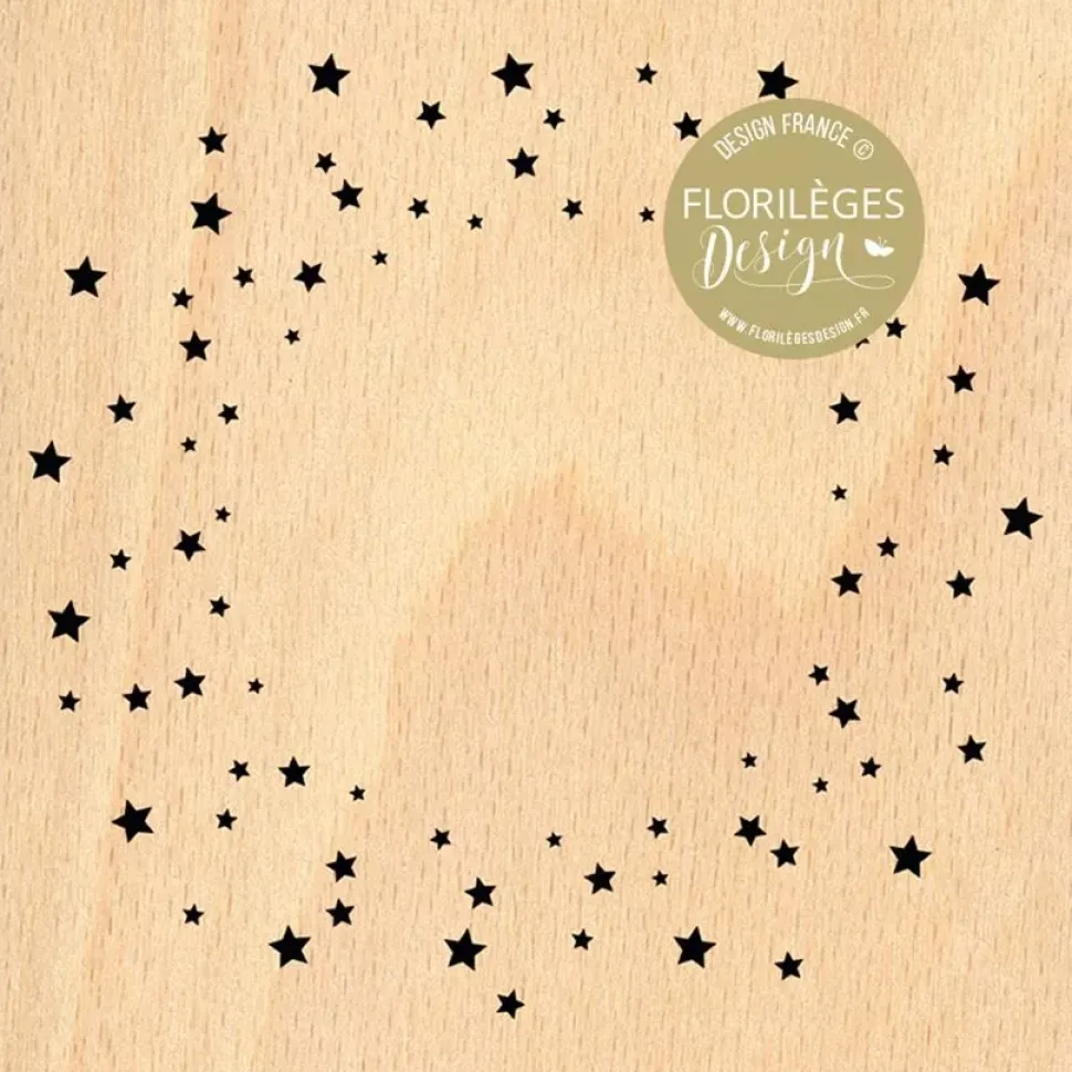 Sello de Madera Estrellas Enchantement Florilèges Design