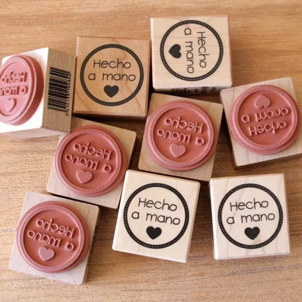 Sello de madera Hecho a mano Artemio
