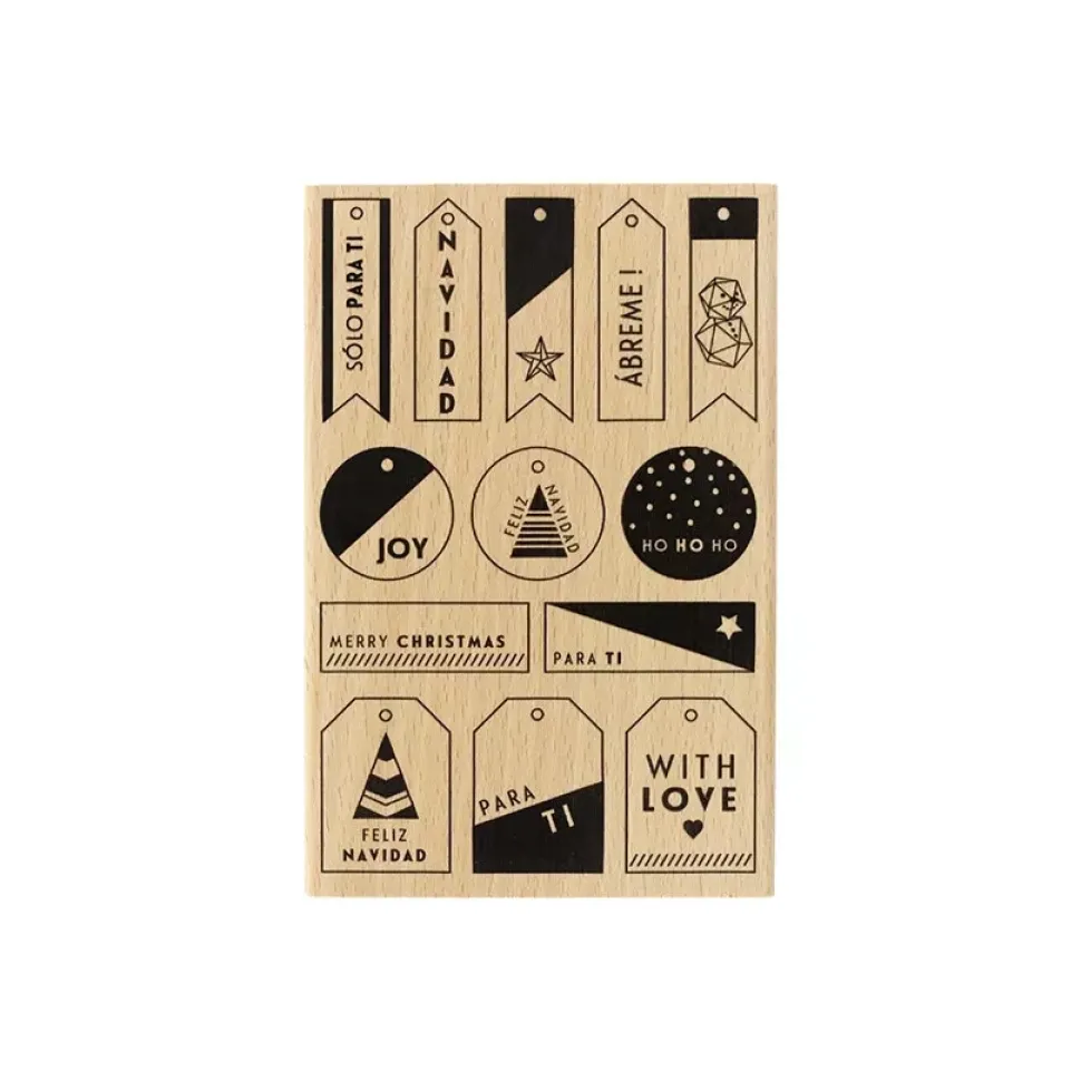 Sello de madera Mis pequeñas etiquetas Florilèges Design