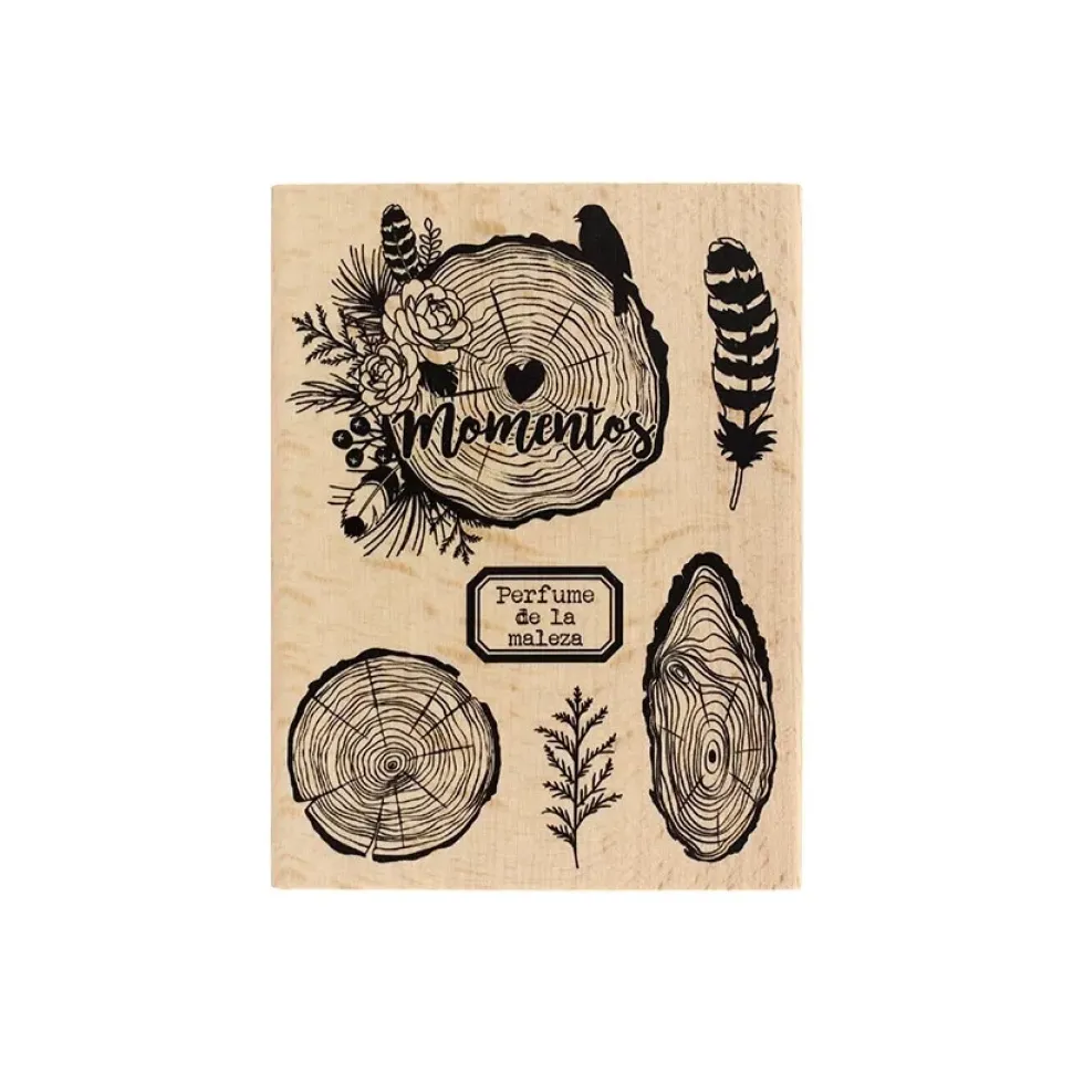 Sello de madera Perfume de los bosques Florilèges Design