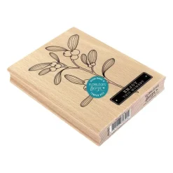 Sello de madera Rama de muérdago Florilèges Design