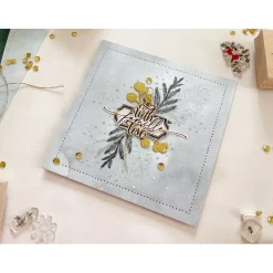 Sello de Madera Rama de Pino Enchantement Florilèges Design