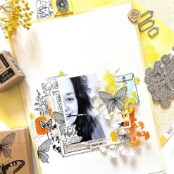 Sello de Madera Ramita Liberty Florilèges Design