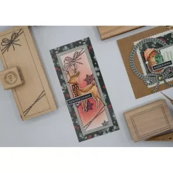 Sello de Madera Sello de Navidad Enchantement Florilèges Design