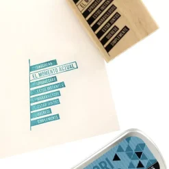 Sello de madera Trozos de frases Florilèges Design