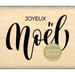 Sello de Madera Un Joyeux Noël Enchantement Florilèges Design