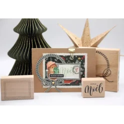 Sello de Madera Un Joyeux Noël Enchantement Florilèges Design