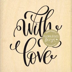 Sello de Madera With Love Enchantement Florilèges Design