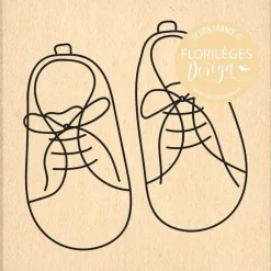 Sello de madera Zapatitos À Petits Pas Florilèges Design