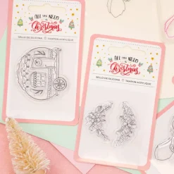 Sello de Silicona Caravana All You Need Is Christmas Craftelier