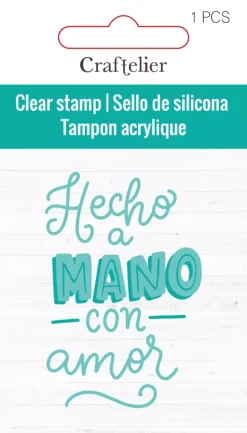 Sello de Silicona Hecho a Mano Craftelier