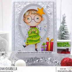 Sello Lunettes Christmas Girl Stamping Bella