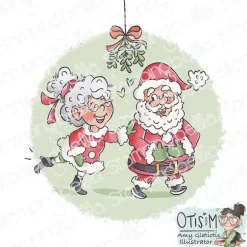 Sello Mr & Mrs Claus Stamping Bella