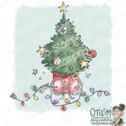 Sello Spectacular Potted Tree Stamping Bella