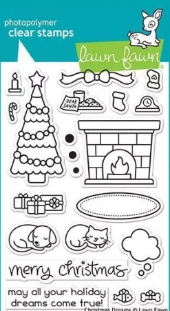 Sello transparente Christmas dreams - Lawn fawn
