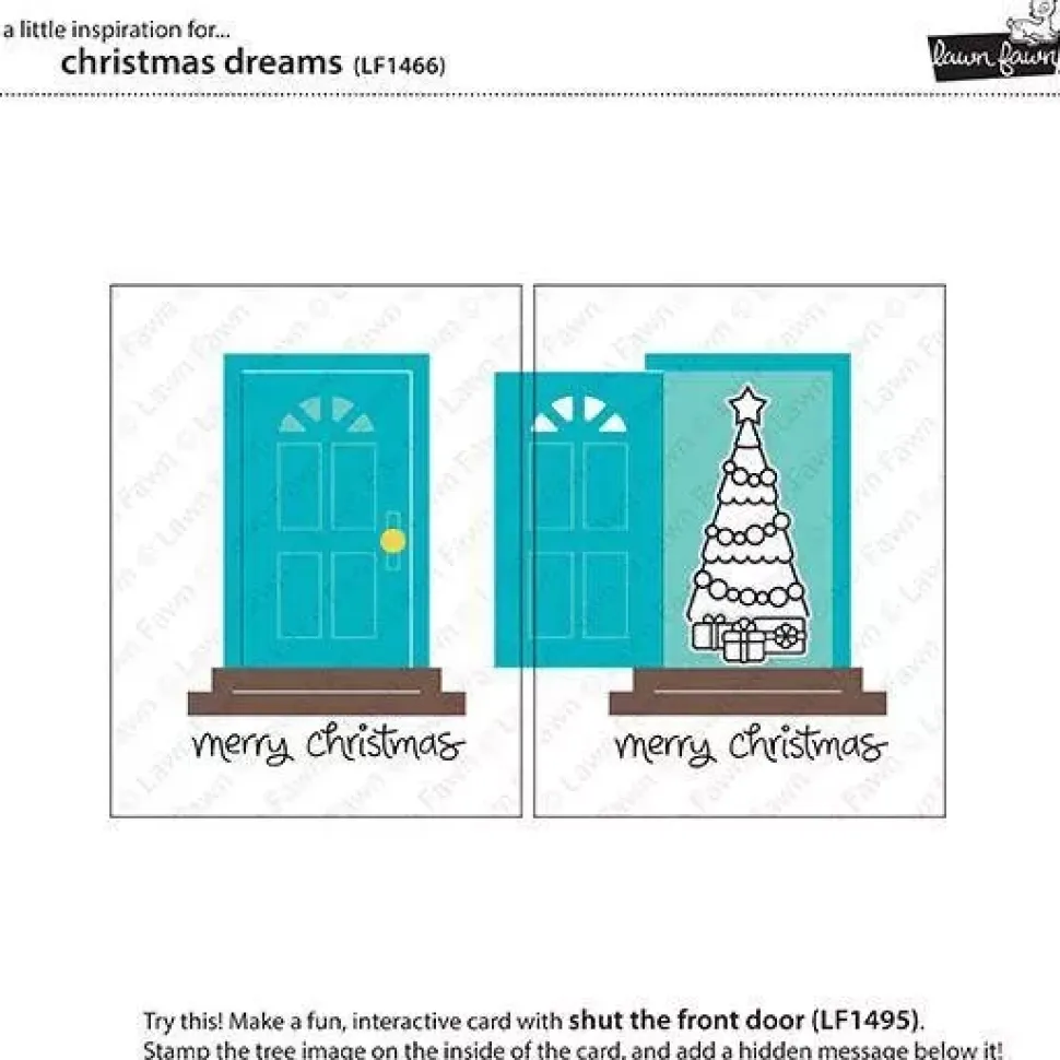 Sello transparente Christmas dreams - Lawn fawn