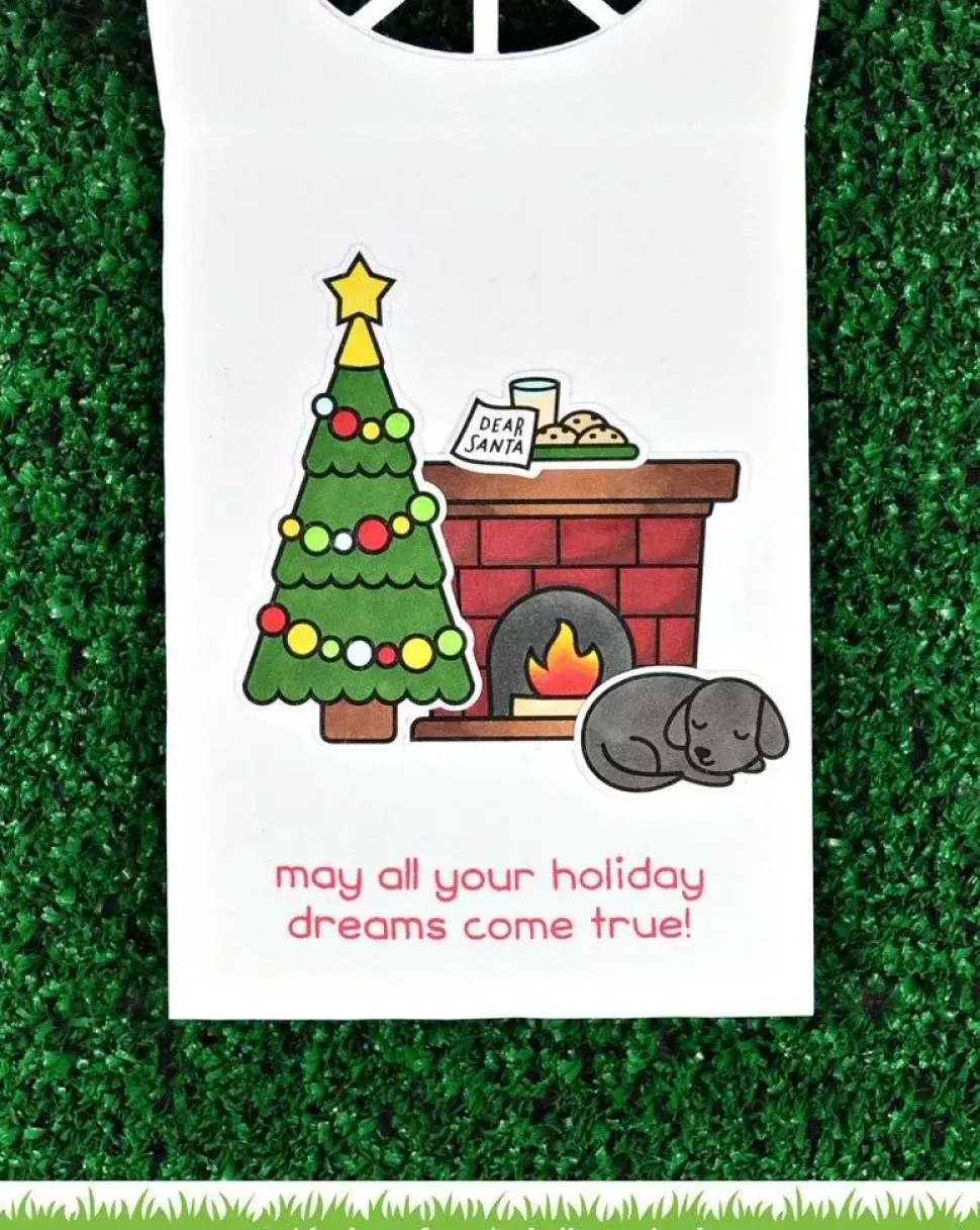 Sello transparente Christmas dreams - Lawn fawn