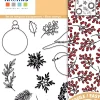 Sello transparente Crown leaf Christmas Berries Artemio