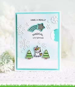 Sello transparente Say what? Christmas critters - Lawn fawn