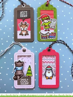 Sello transparente Say what? Christmas critters - Lawn fawn