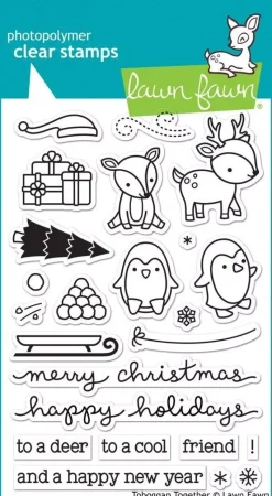 Sello transparente Toboggan together - Lawn fawn