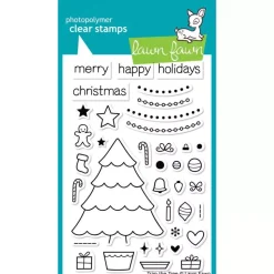 Sello transparente Trim The Tree - Lawn fawn