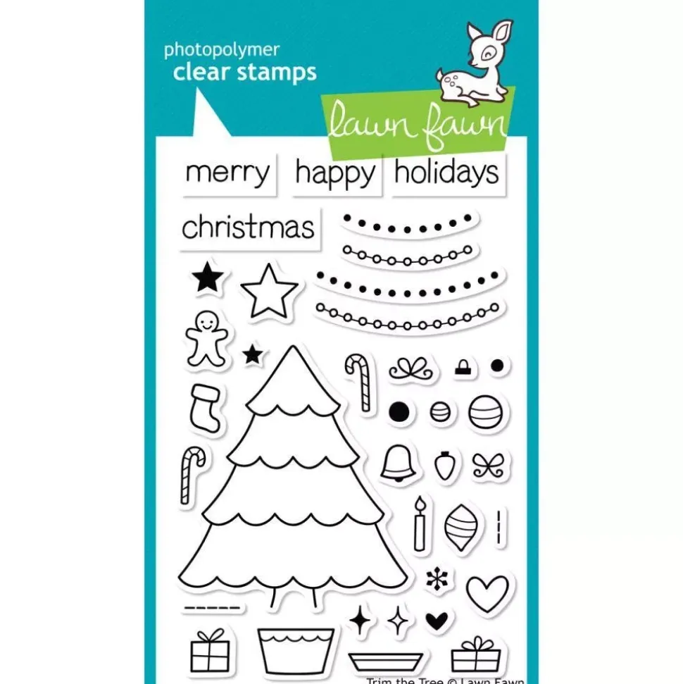 Sello transparente Trim The Tree - Lawn fawn