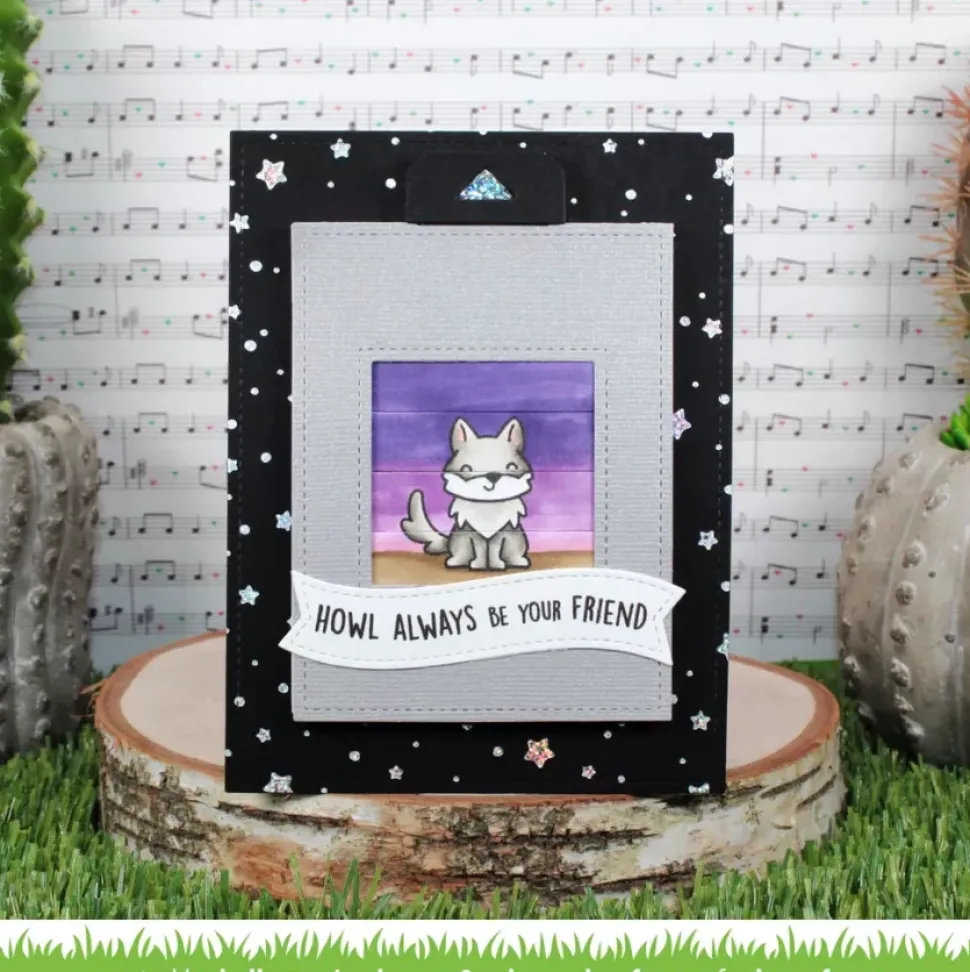 Sello transparente Wolf Before 'n Afters Lawn Fawn