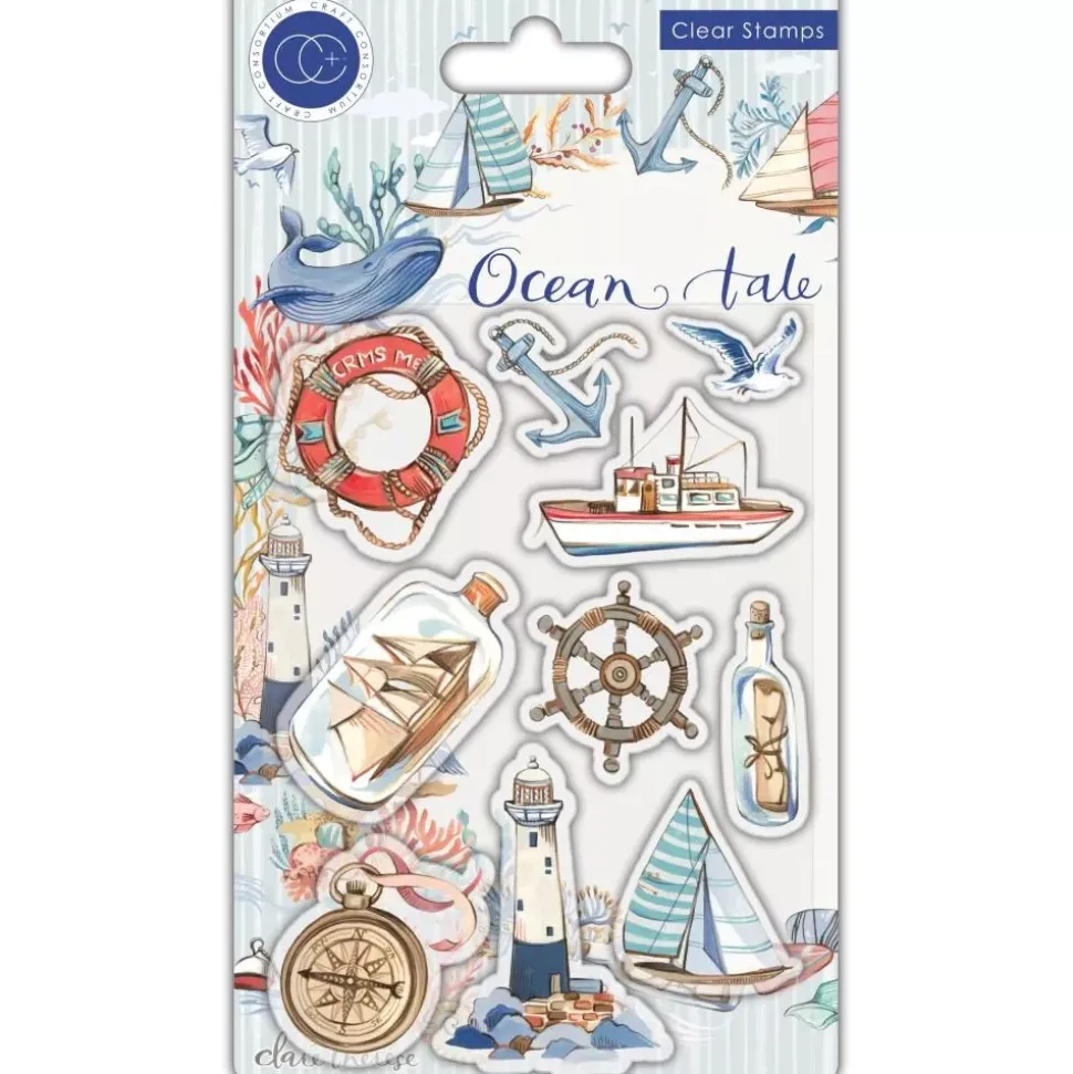 Sellos Transparentes Adventure Ocean Tale Craft Consortium