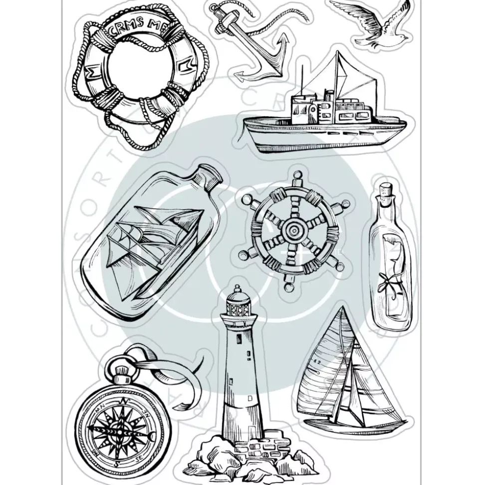 Sellos Transparentes Adventure Ocean Tale Craft Consortium