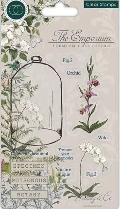 Sellos transparentes Botany The Emporium Craft Consortium