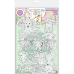 Sellos transparentes Clothes Little Ones Craft Consortium