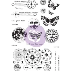 Sellos transparentes Dream Without Fear Prima Art Daily Planner