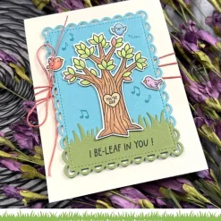 Sellos transparentes Heart Tree Lawn Fawn