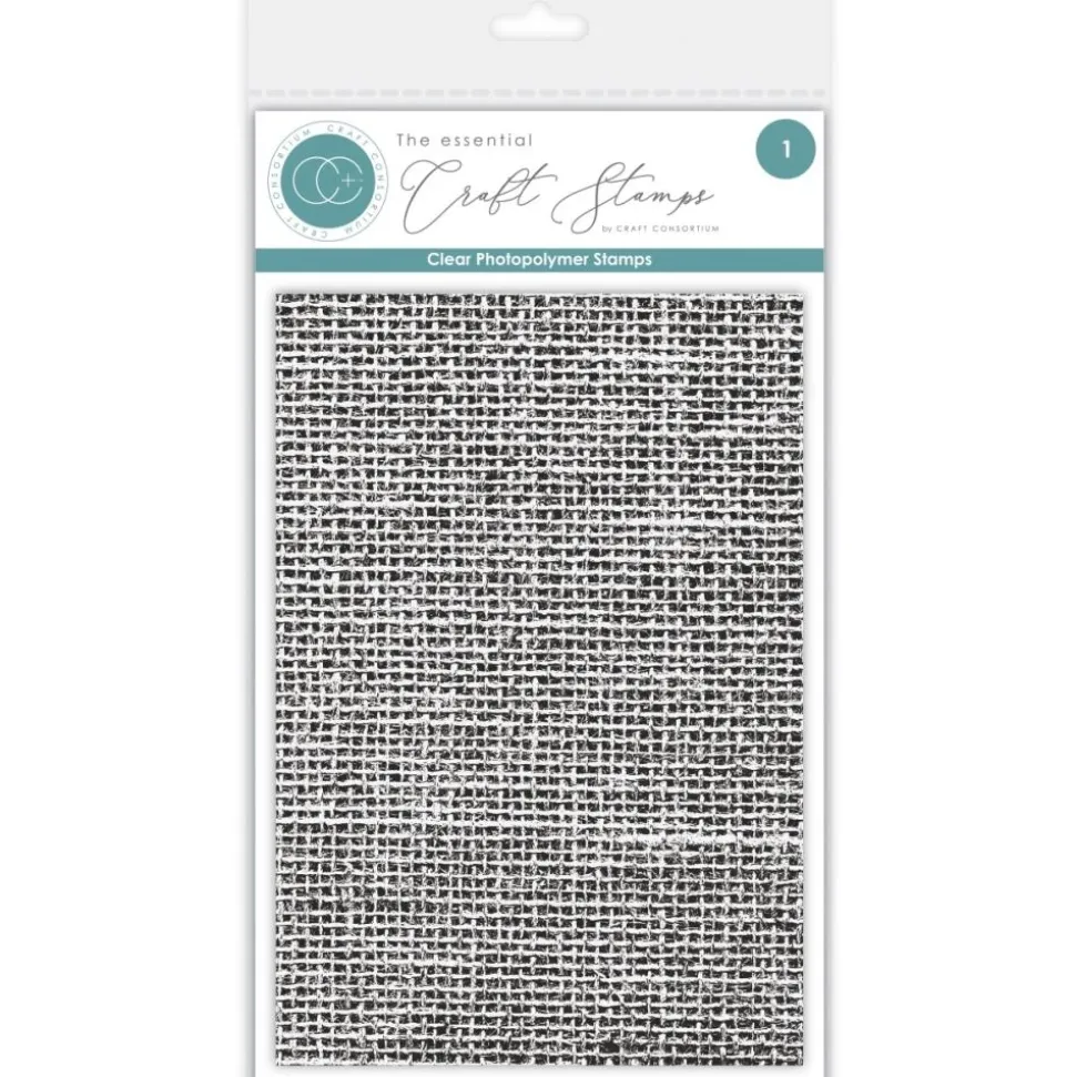 Sellos transparentes Hessian Texture Craft Consortium